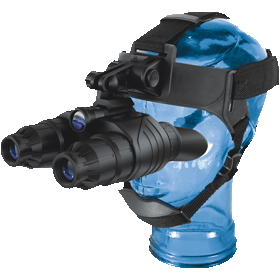 Knife blade 1x 20 head wearing double barrel night vision device
